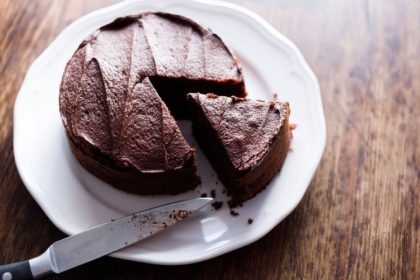 Šokoladinis tortas su druska