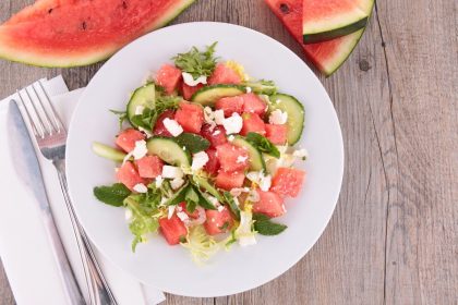 Gaivinančios vasaros dienoms: arbūzų salotos su feta sūriu