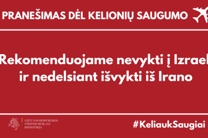 Keliauk saugiai. Kelionių rekomendacijos. Urm.lt