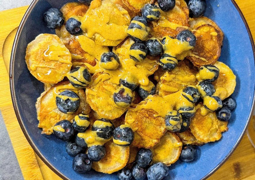 Mini bananų blyneliai