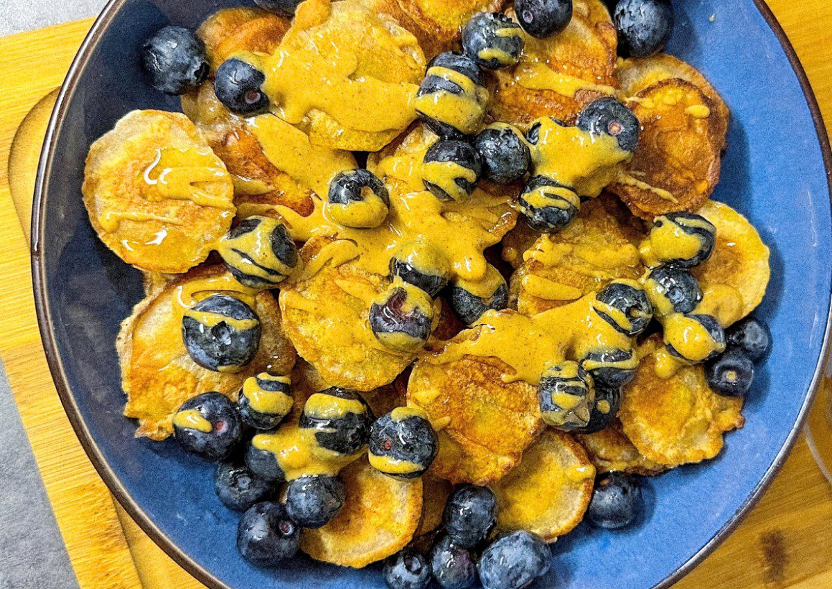 Mini bananų blyneliai