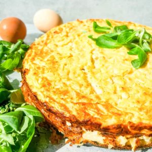 Pikantiškas varškės ir cukinijų apkepas