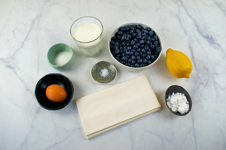 Šilauogių galetė. Ingredientai