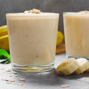 Bananų ir tirpios kavos desertas - receptas be cukraus