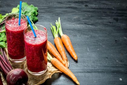 Kaip pasigaminti burokėlių sultis - receptas su apelsinais ir morkomis