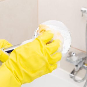 Pašalinkite kalkes nuo dušo galvutės su 1 natūraliu ingredientu