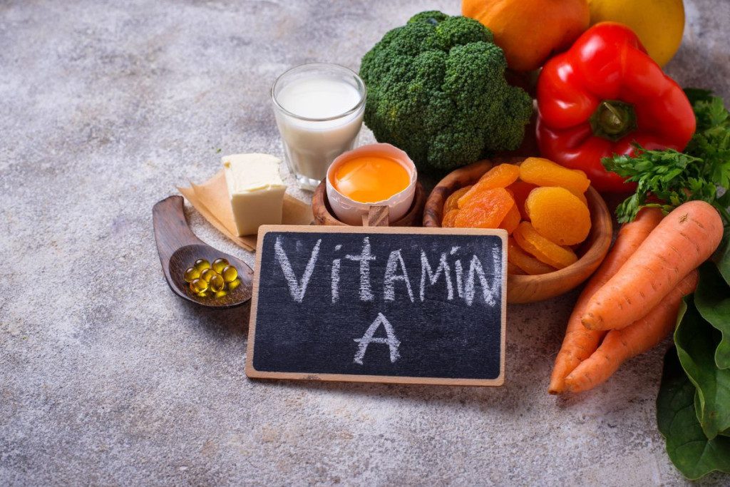 Vitaminas A: paros norma