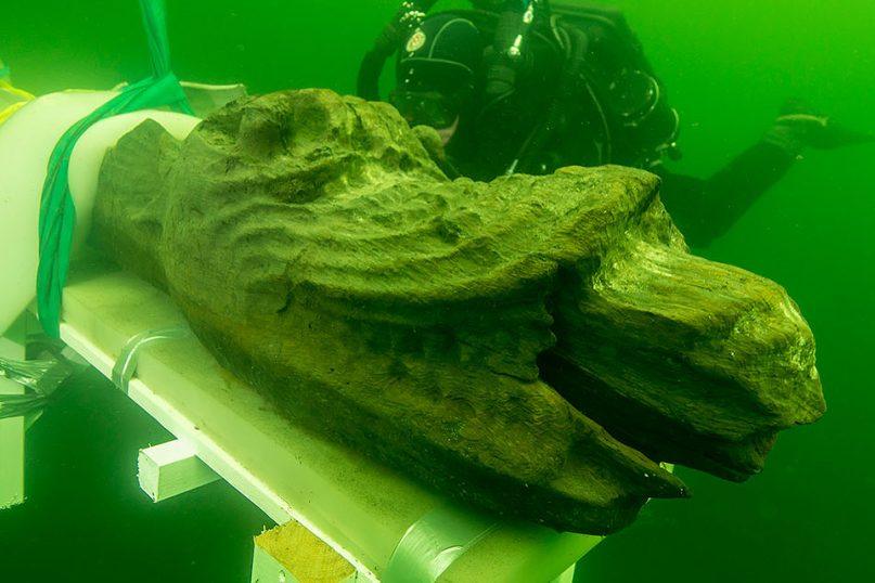 Baltijos jūros dugne rastas viduramžiais plaukiojęs laivas Gribshunden. Nuotraukos šaltinis: vrak.se