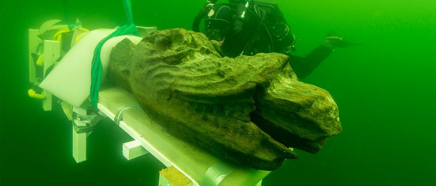 Baltijos jūros dugne rastas viduramžiais plaukiojęs laivas Gribshunden. Nuotraukos šaltinis: vrak.se