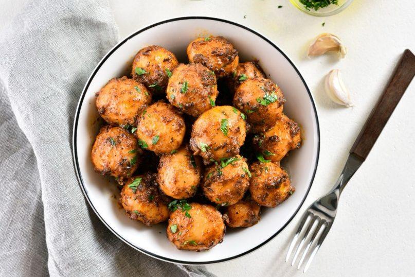 Bulvės Indijos stiliumi