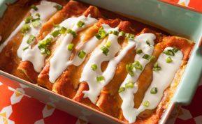 Enčilados su sūriu ir cukinija receptas