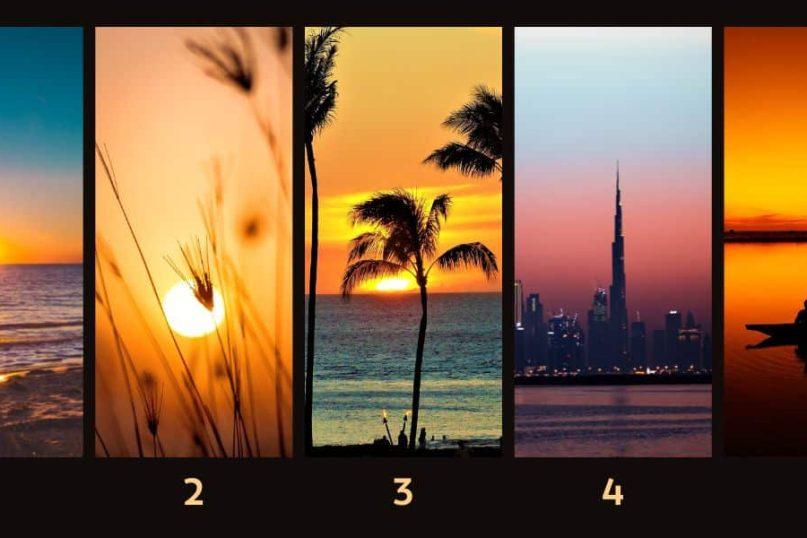 Išsirinkite saulėlydį, ką pasirinkimas sako apie jus?