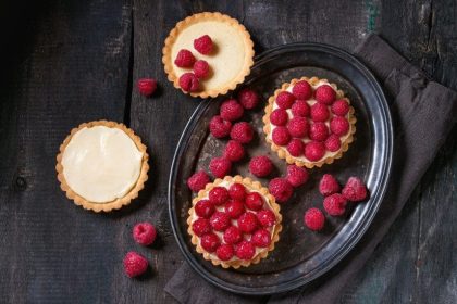 Mini aviečių tartaletės – tobulos prie arbatos puodelio
