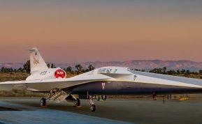 Nuotraukos šaltiis: nasa.gov. NASA X 59 Quiet Supersonic Transport. NASA po 50 metų trukusio draudimo vėl grįžta prie viršgarsinės idėjos