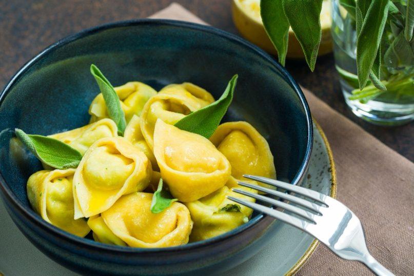 Tortellini sviesto padaže