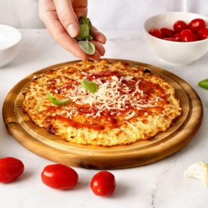 Žiedinio kopūsto pica - lieknėkite ir mėgaukitės skoniu
