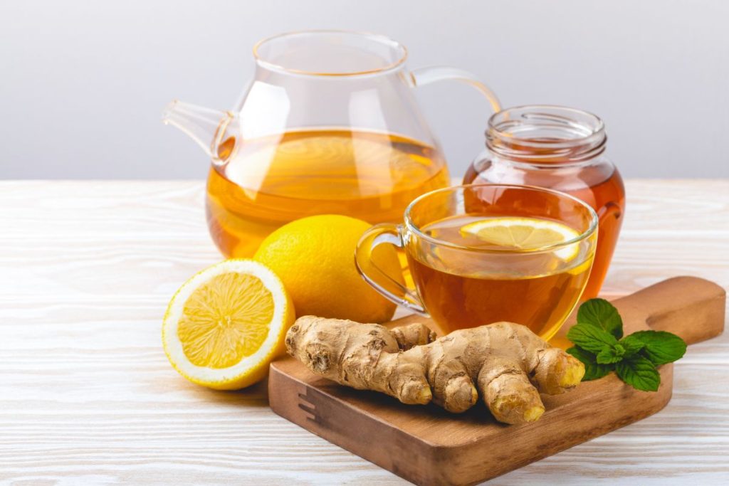 Citrinos, imbiero ir gvazdikėlių arbata: ingredientai