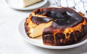 Degintas baskų sūrio pyragas