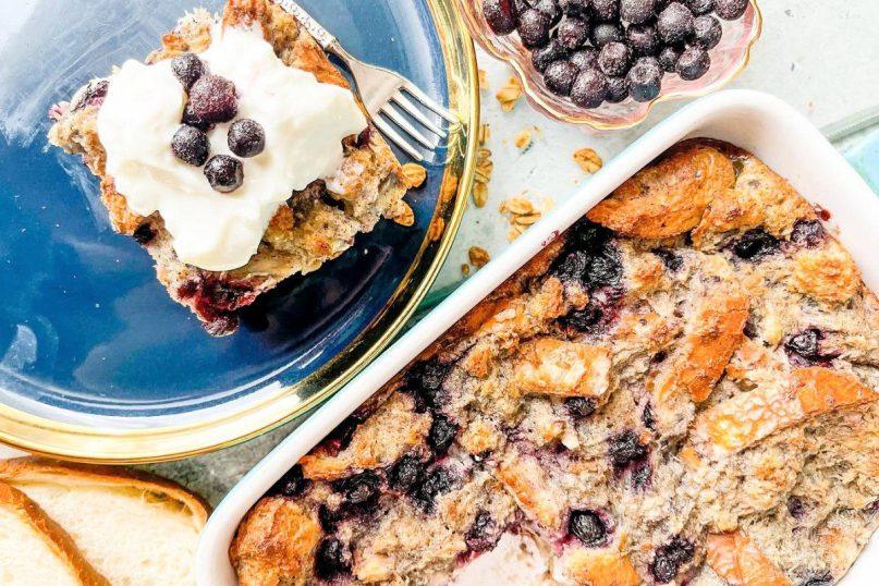 Duonos pudingo pyragas