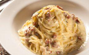 Itališki spagečiai Carbonara
