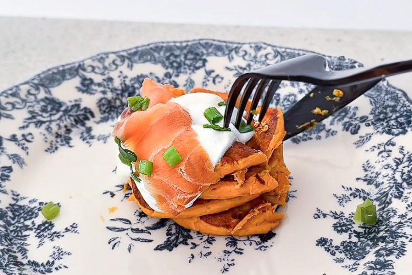 Moliūgo ir varškės blynai