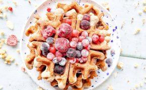 Minkšti rikotos vafliai tobuliems pusryčiams