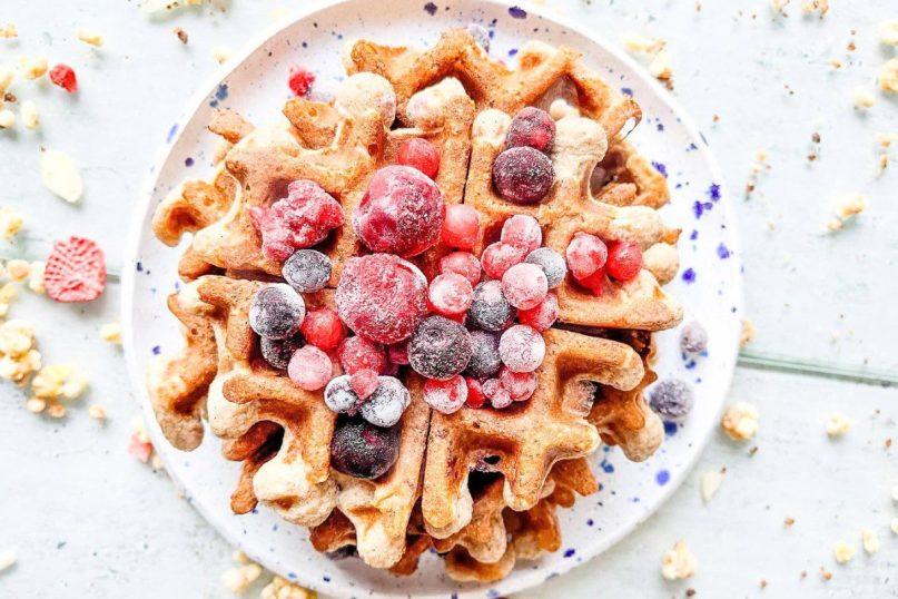 Minkšti rikotos vafliai tobuliems pusryčiams