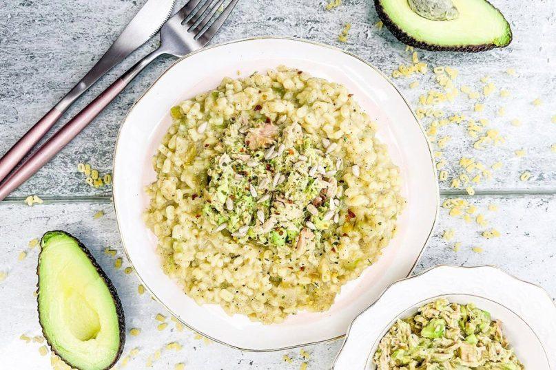 Makaronų rizotas su tunu ir daržovėmis