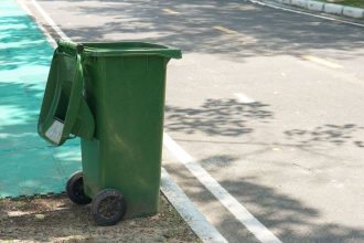 Šiurpus radinys: keisti garsai iš šiukšliadėžės