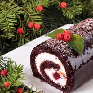 Šokoladinis vyniotinis Yule Log: receptas, kuris sužavės visus