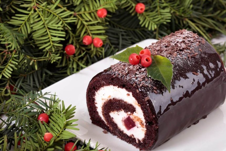 Šokoladinis vyniotinis Yule Log: receptas, kuris sužavės visus