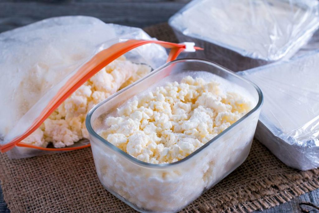 Kurie maisto produktai ir patiekalai gali būti užšaldomi? Varškė