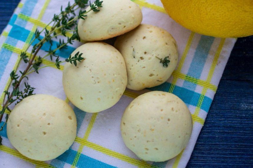 Citrininiai sausainiai su čiobreliais