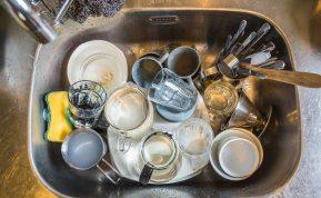 Kodėl nešvarūs indai neturėtų likti virtuvėje per naktį?