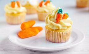 Minkšti morkų keksiukai