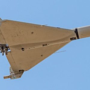 Shahed dronas. Ukraina kuria daugiasluoksnę apsaugą nuo Rusijos dronų. Nuotraukos šaltinis: iiss.org
