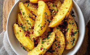 Slaptas virėjo būdas, kaip paruošti ypač skanias keptas bulves. Jos bus traškios ir turės mažai riebalų!