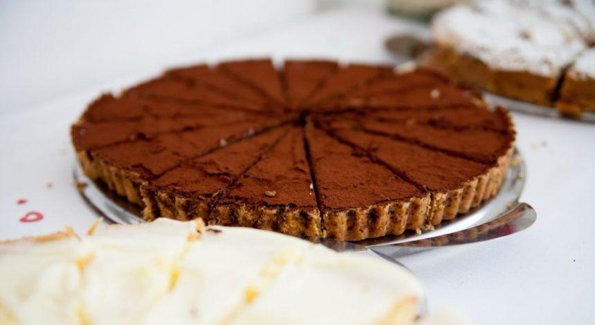 Šokoladinė tarta su kava