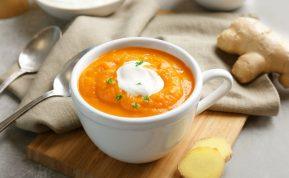 Trinta morkų sriuba su imbieru