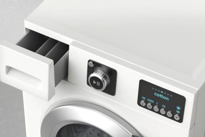 Įpilkite šio produkto į skalbimo priemonių stalčių