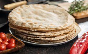 Lavašo užkandis su aštria malta mėsa