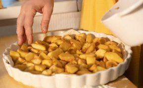 Nuostabaus skonio obuolių pyragas: