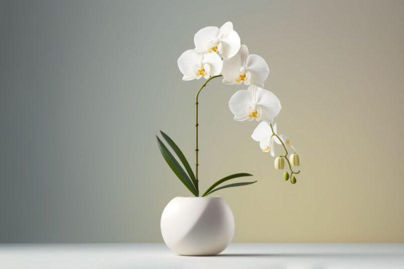 Pagelto orchidėjos lapai