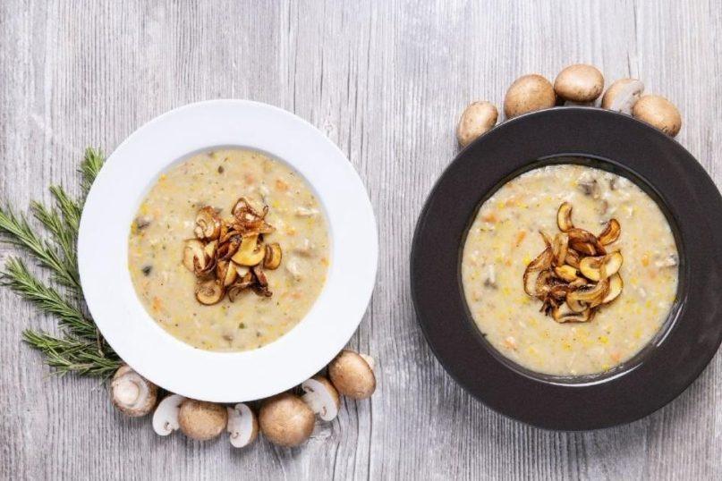 Grybų sriuba su paprika