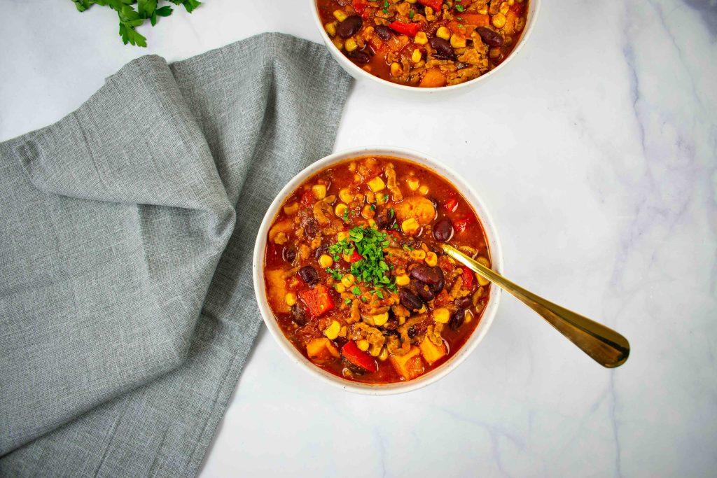 Maltos kalakutienos troškinys. Patiekta