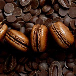 Šokoladiniai macarons