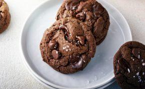 Šokoladiniai sausainiai su bananais