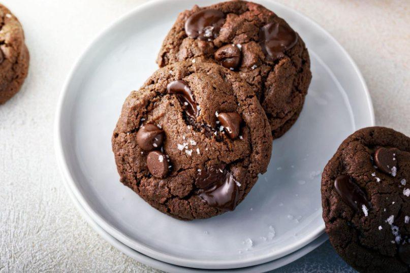 Šokoladiniai sausainiai su bananais