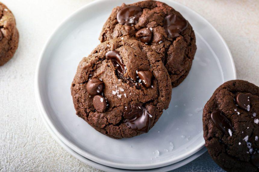 Šokoladiniai sausainiai su bananais