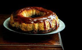 Šokoladinis karamelės flanas